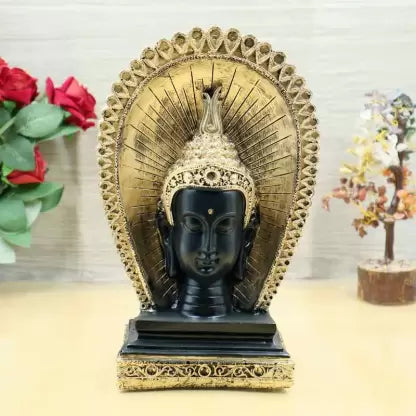 Golden Black Samadhi Buddha