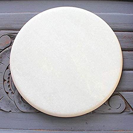 White Marble Chakla – 10 Inch