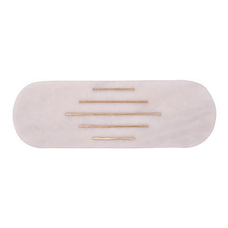 Craftemporio Modern Style Marble Platter Serving Tray