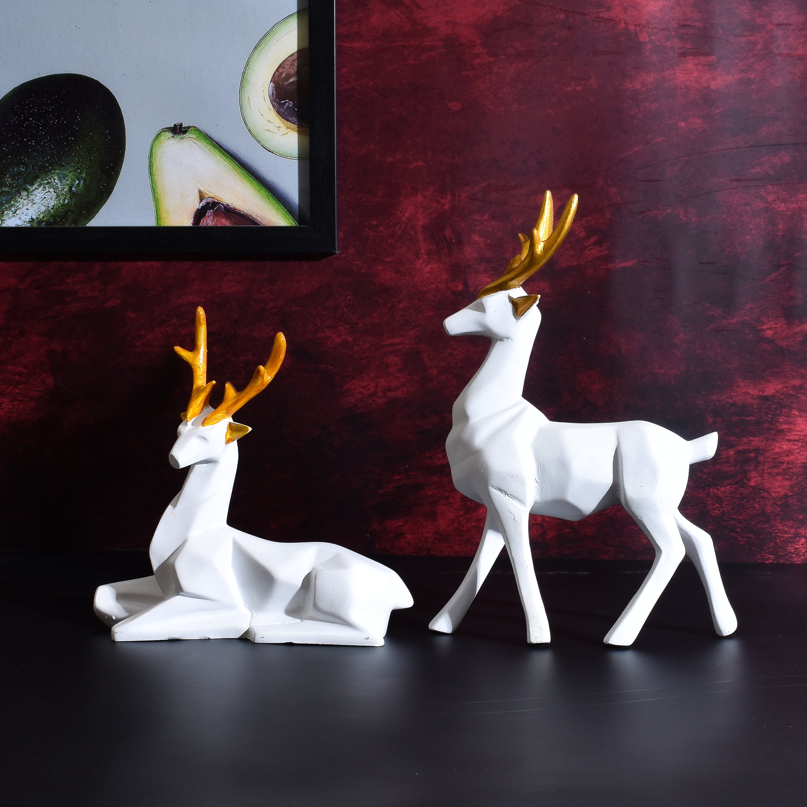 Deer Showpiece Modern Art