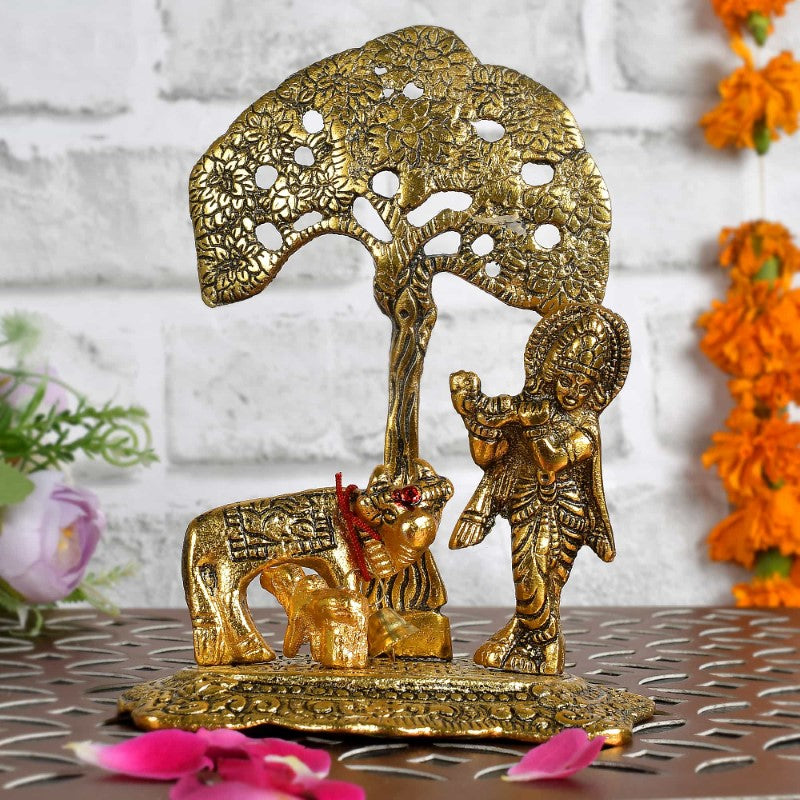 Lord Krishna with Cow