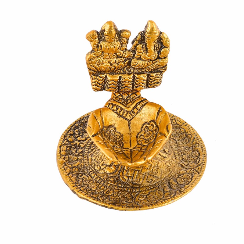Laxmi Ganesh Diya – Golden