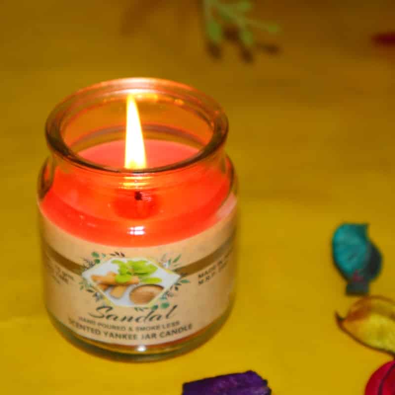 Sandalwood Aroma Jar Candle – Soothing Fragrance