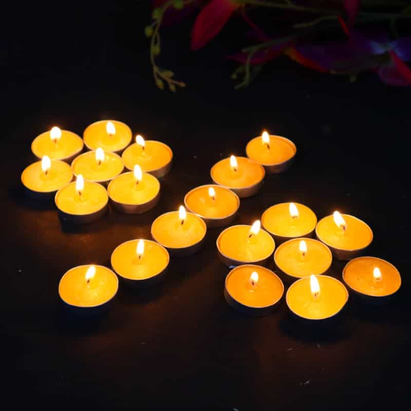 Aromatic Tea Light Candles – Pack of 20