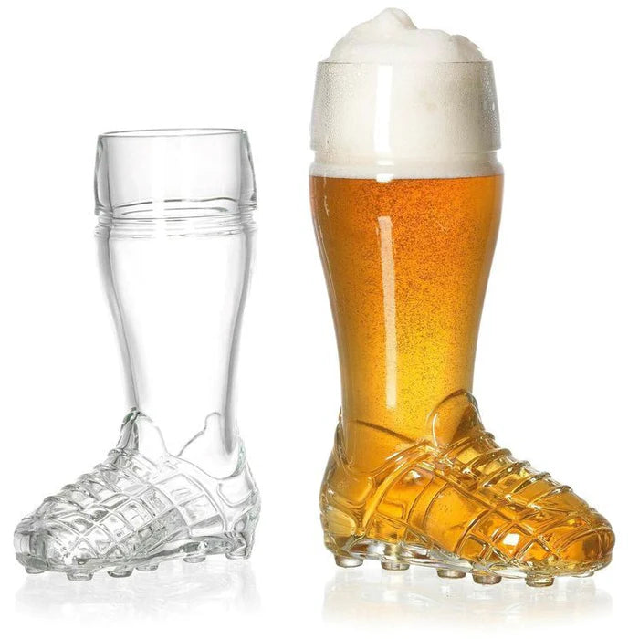 Soccer Boot Beer Glass-set Of 2