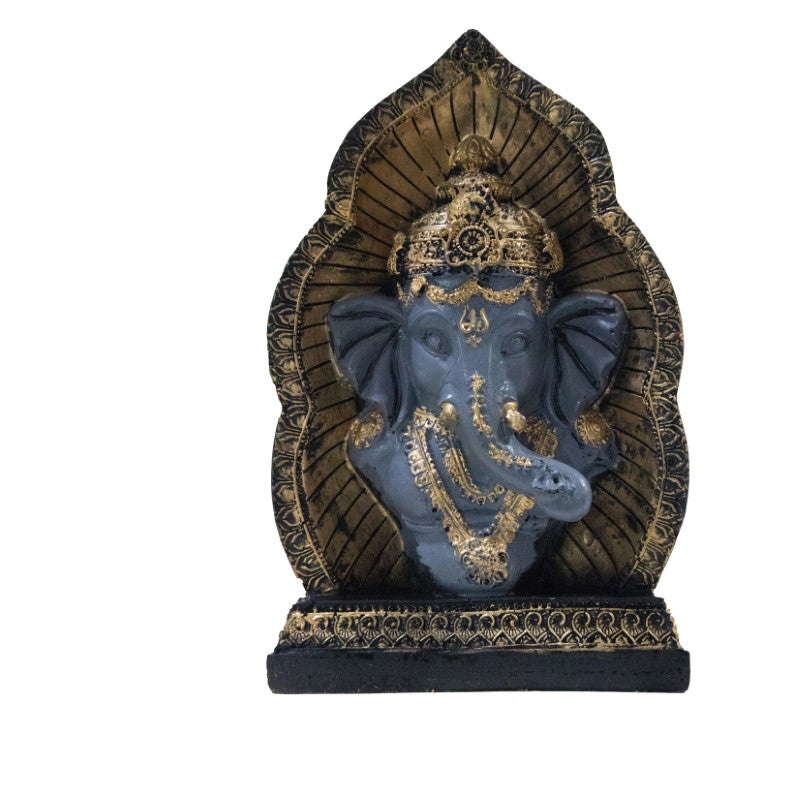 Ganesha in Cave Polyresin Artistic Idol