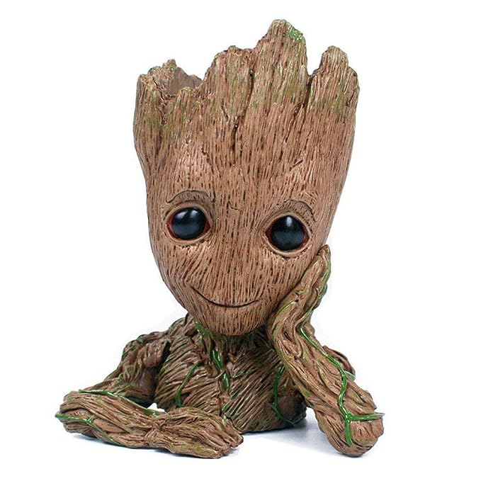 Craftemporio Guardians of The Galaxy Baby Groot Multi Purpose Succulent Pen Stand/Flower Pot