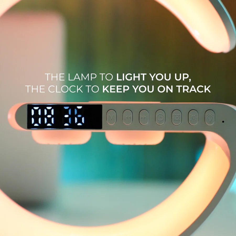 G Intelligent Lamp with Speaker, Clock and Charger – CraftEmporio