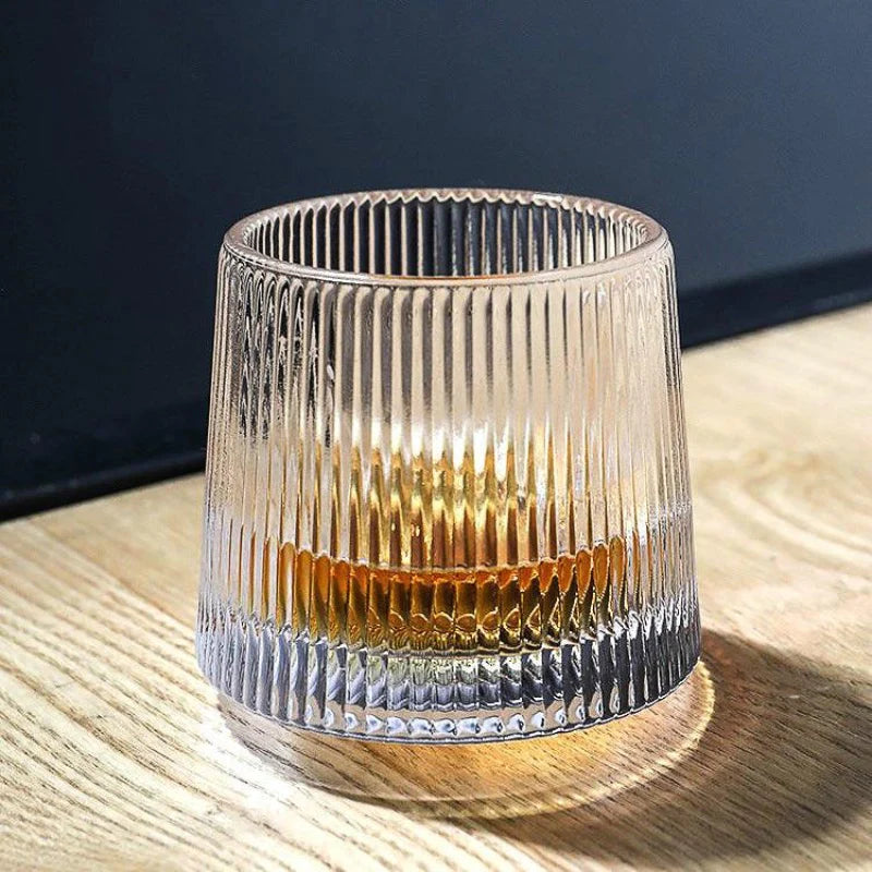 Craftemporio Rotatable Whiskey Glass - Set Of 6
