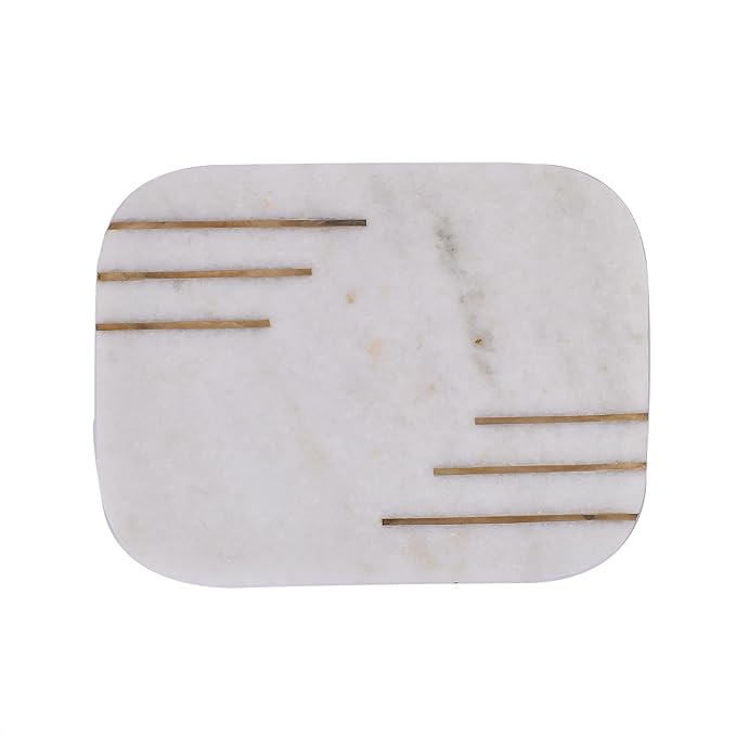 Craftemporio Modern Style Marble Platter Serving Tray