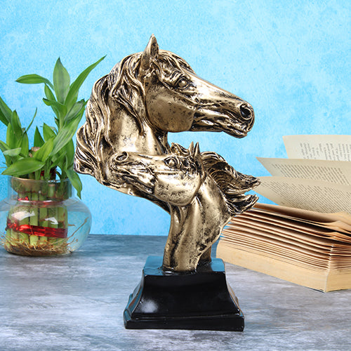 Ornament Figurine - Two Horse Heads