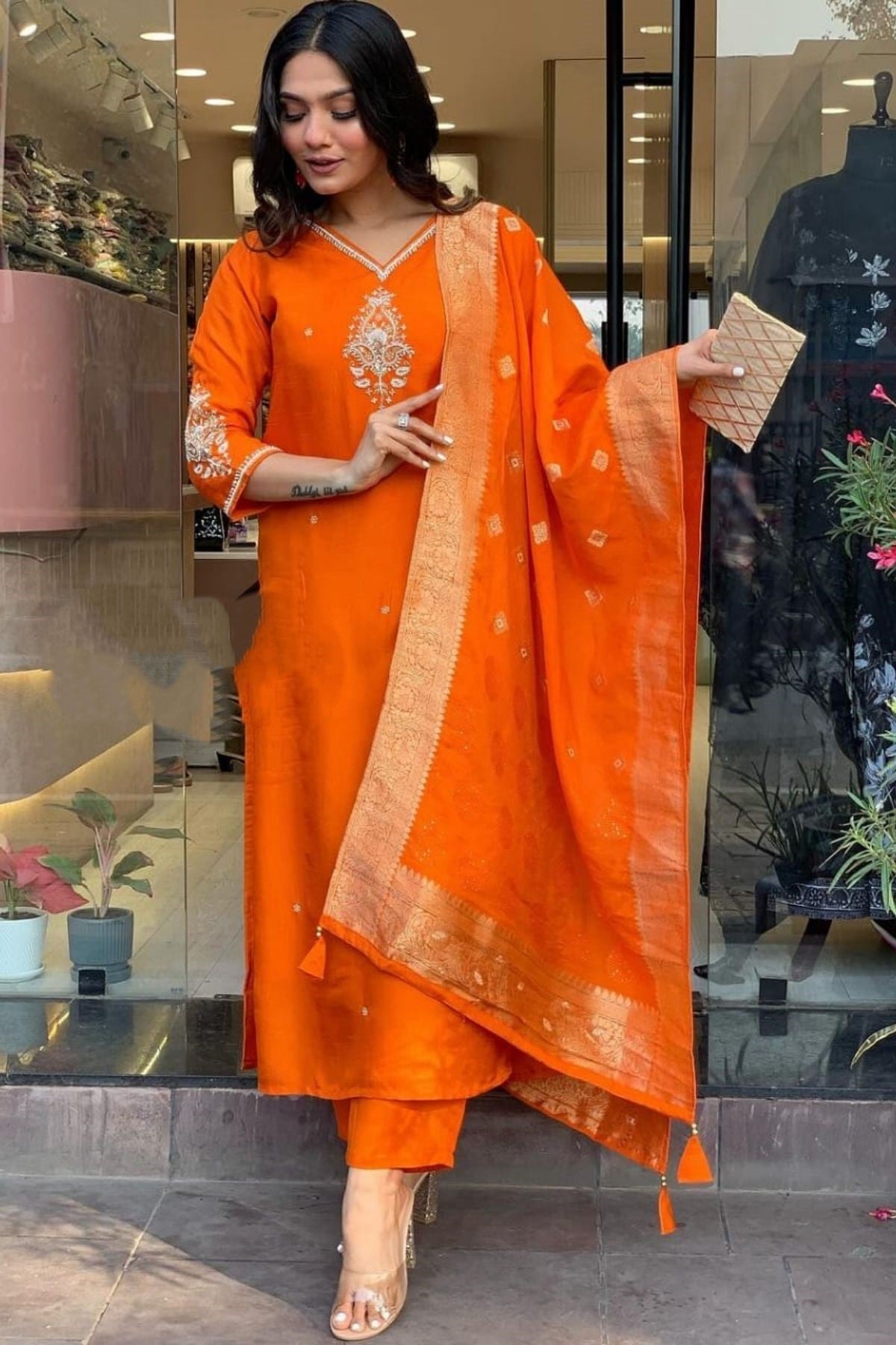 Celebration Orange Outfit