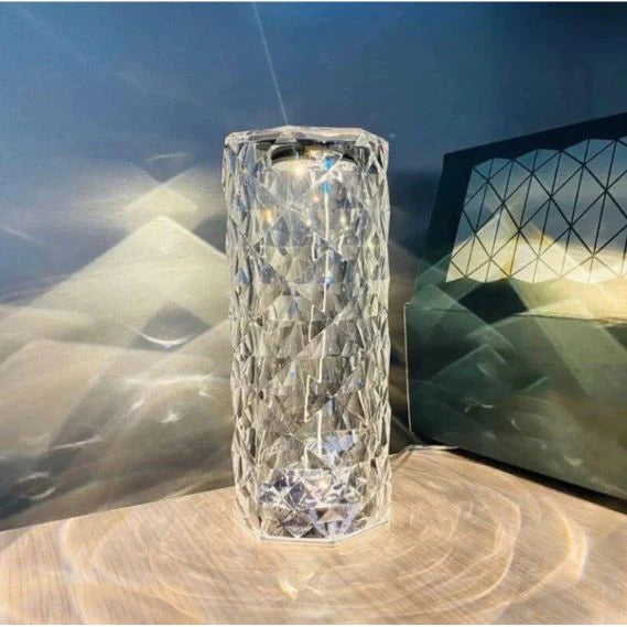 CraftEmporio" CRYSTAL ROSE LAMP (TOUCH) - CraftEmporio