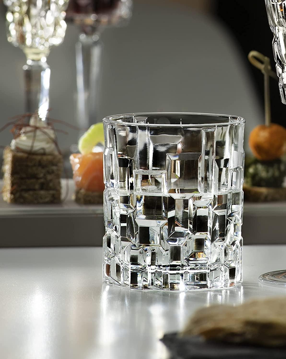 Heavy Base Old Fashioned Drinking Crystal Whiskey Glass for Bourbon, Rocks, Cocktail, Scotch and Rum | 325 ML | Set of 6 | Clear - CraftEmporio