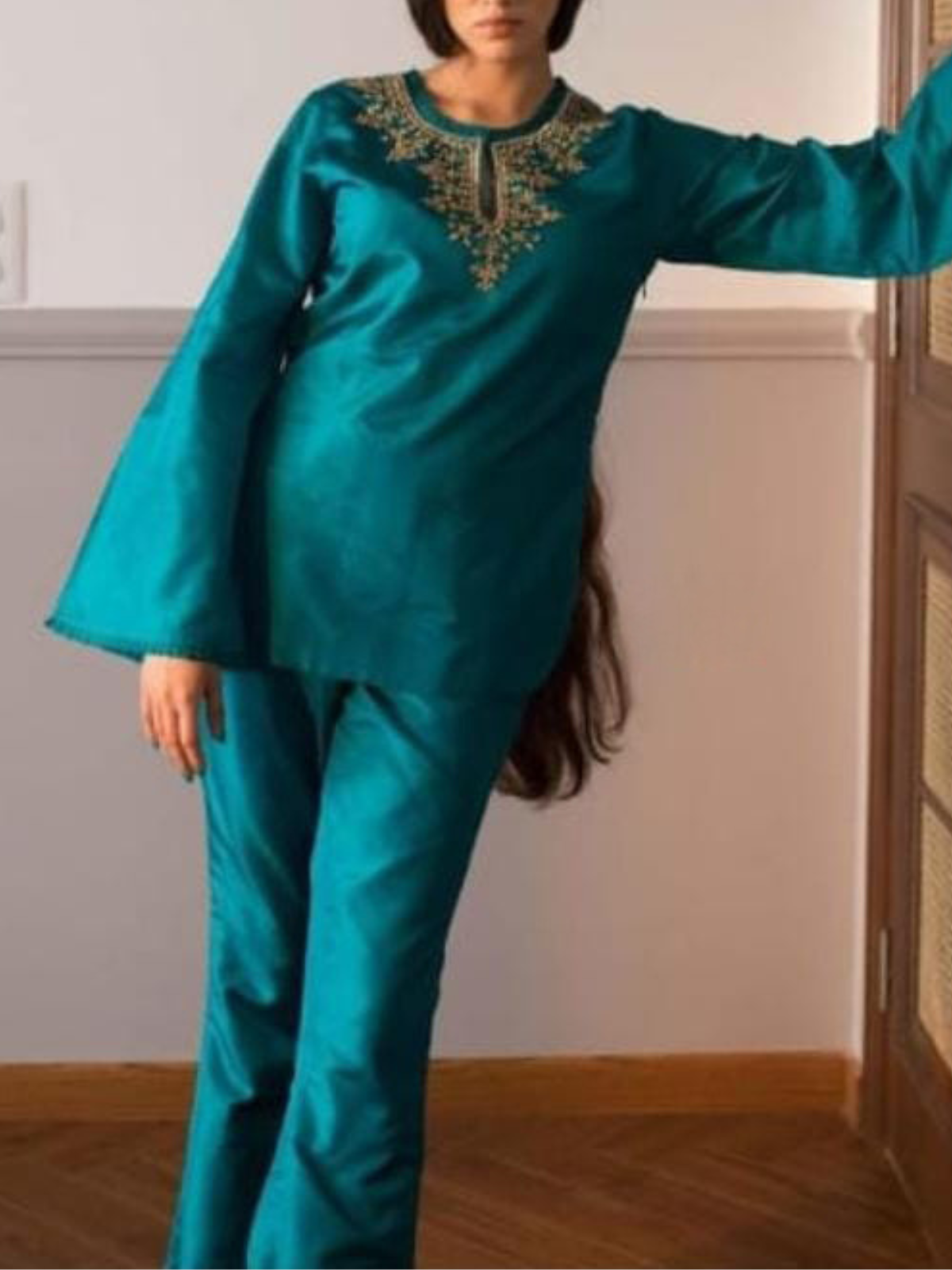 Banarasi Cotton Silk Festive Outfit